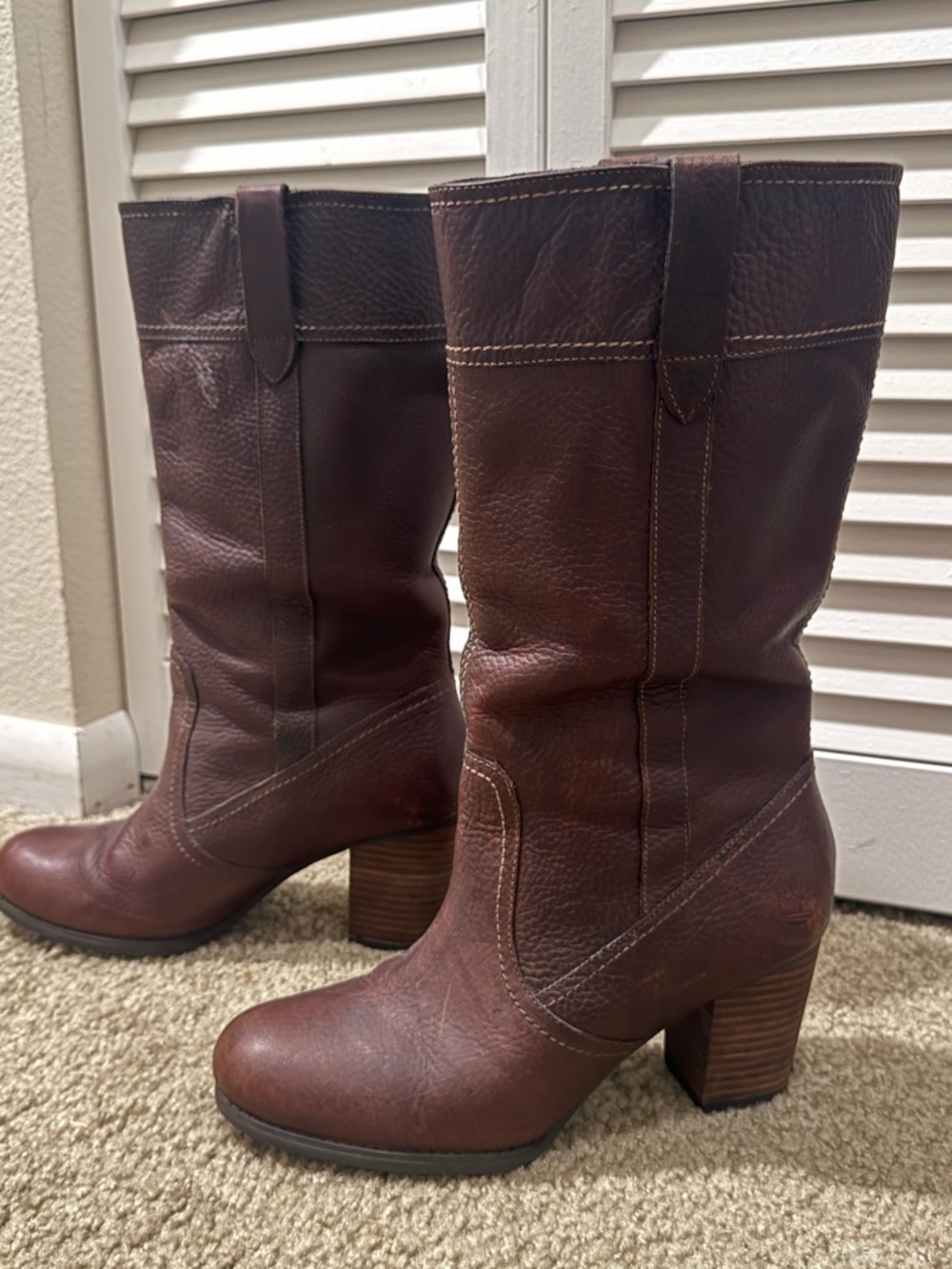 Timberland heeled waterproof boots